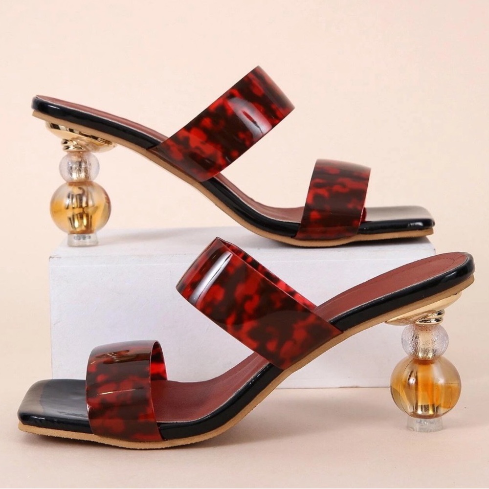 Ball heel sandal